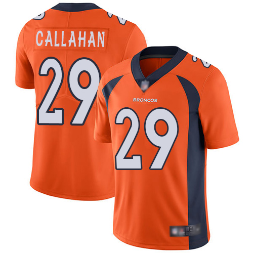 Men Denver Broncos 29 Bryce Callahan Orange Team Color Vapor Untouchable Limited Player Football NFL Jersey